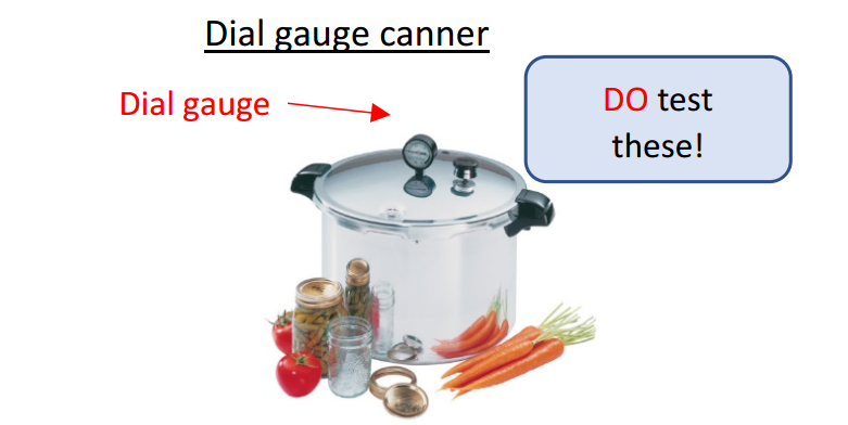 Weighted gauge canner hot sale